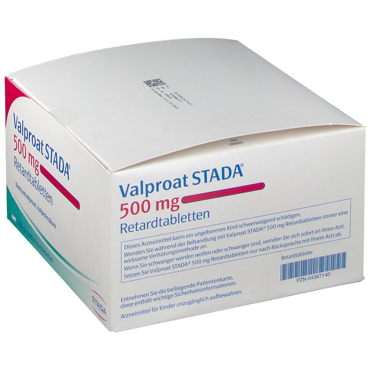 Valproat Stada 500 mg Retardtabletten 200 St Retard-Tabletten