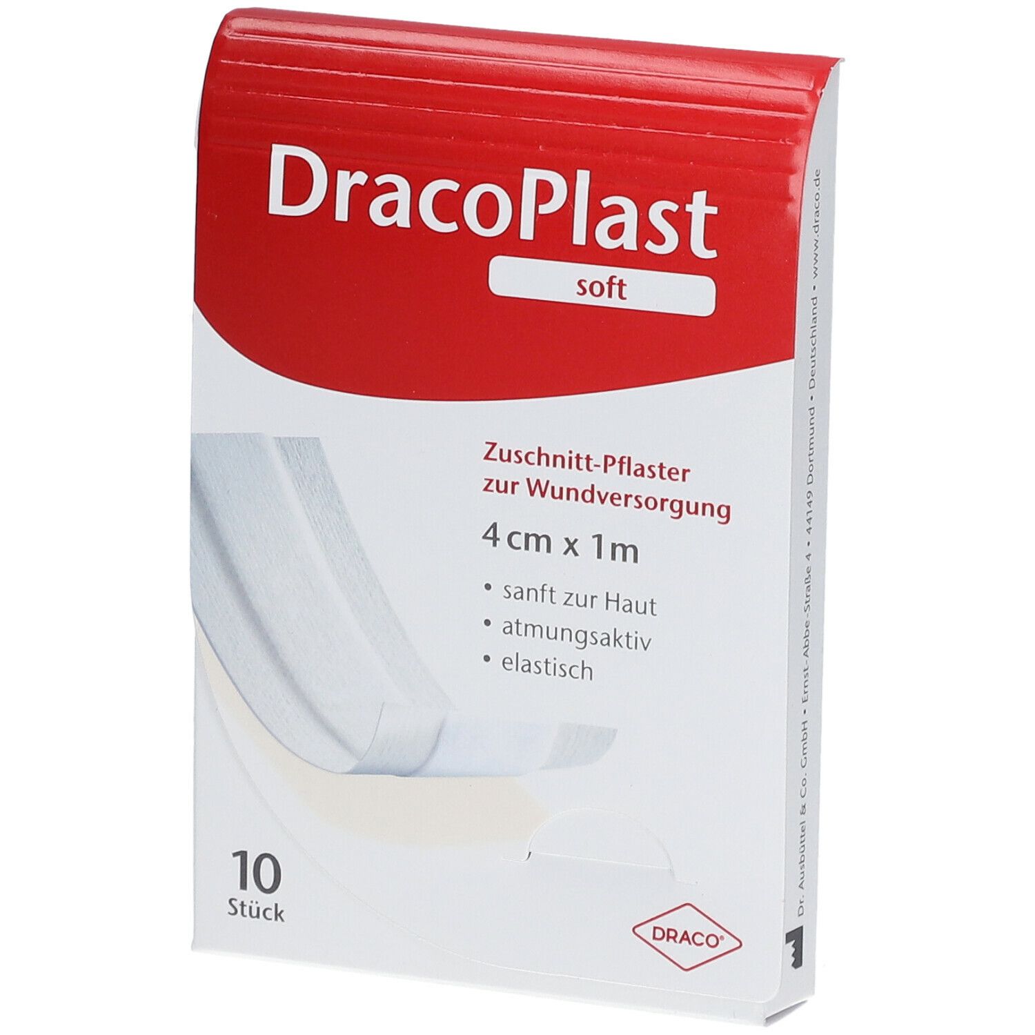 DRACOPLAST Soft Pflaster 4 cmx1 m