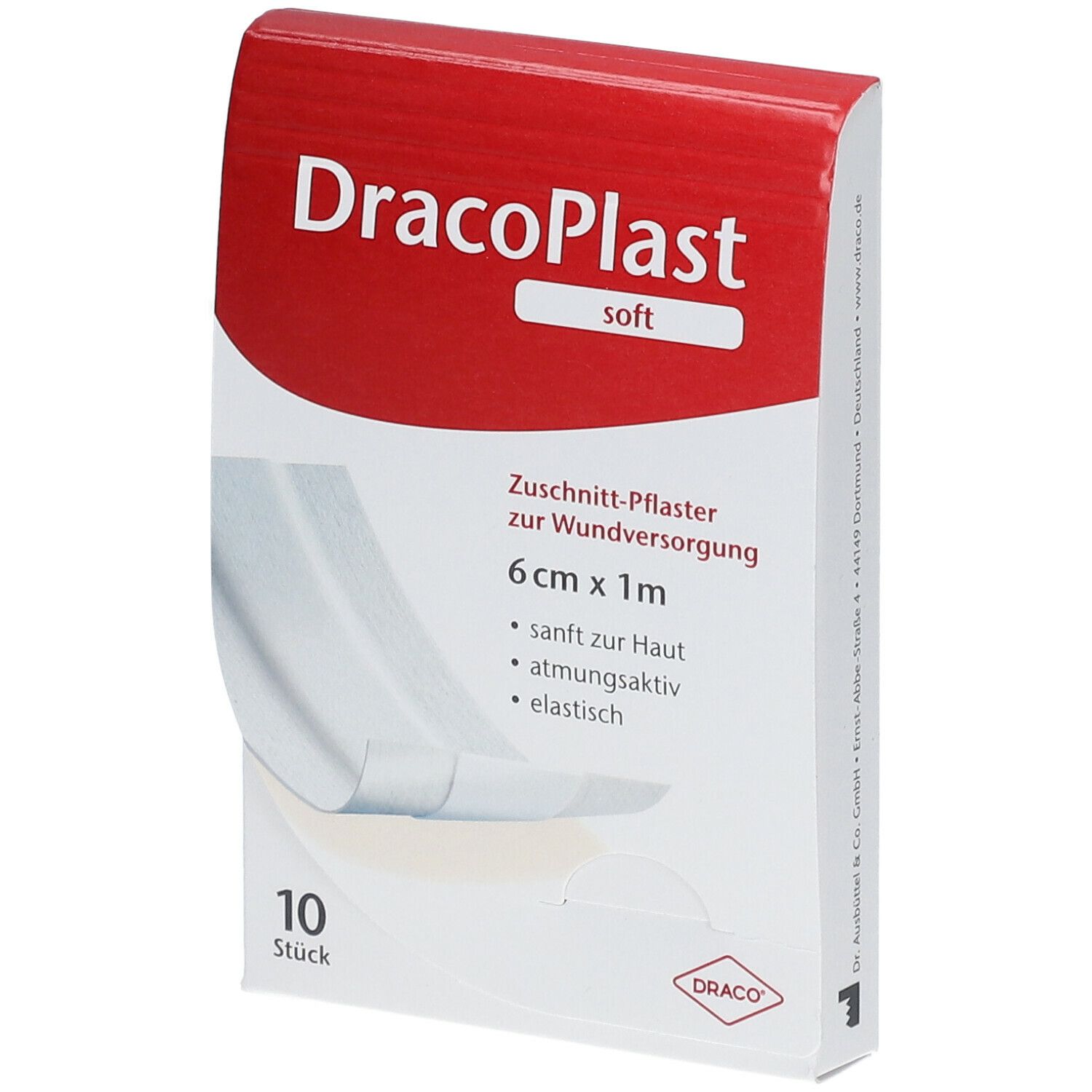 DRACOPLAST Soft Pflaster 6 cmx1 m