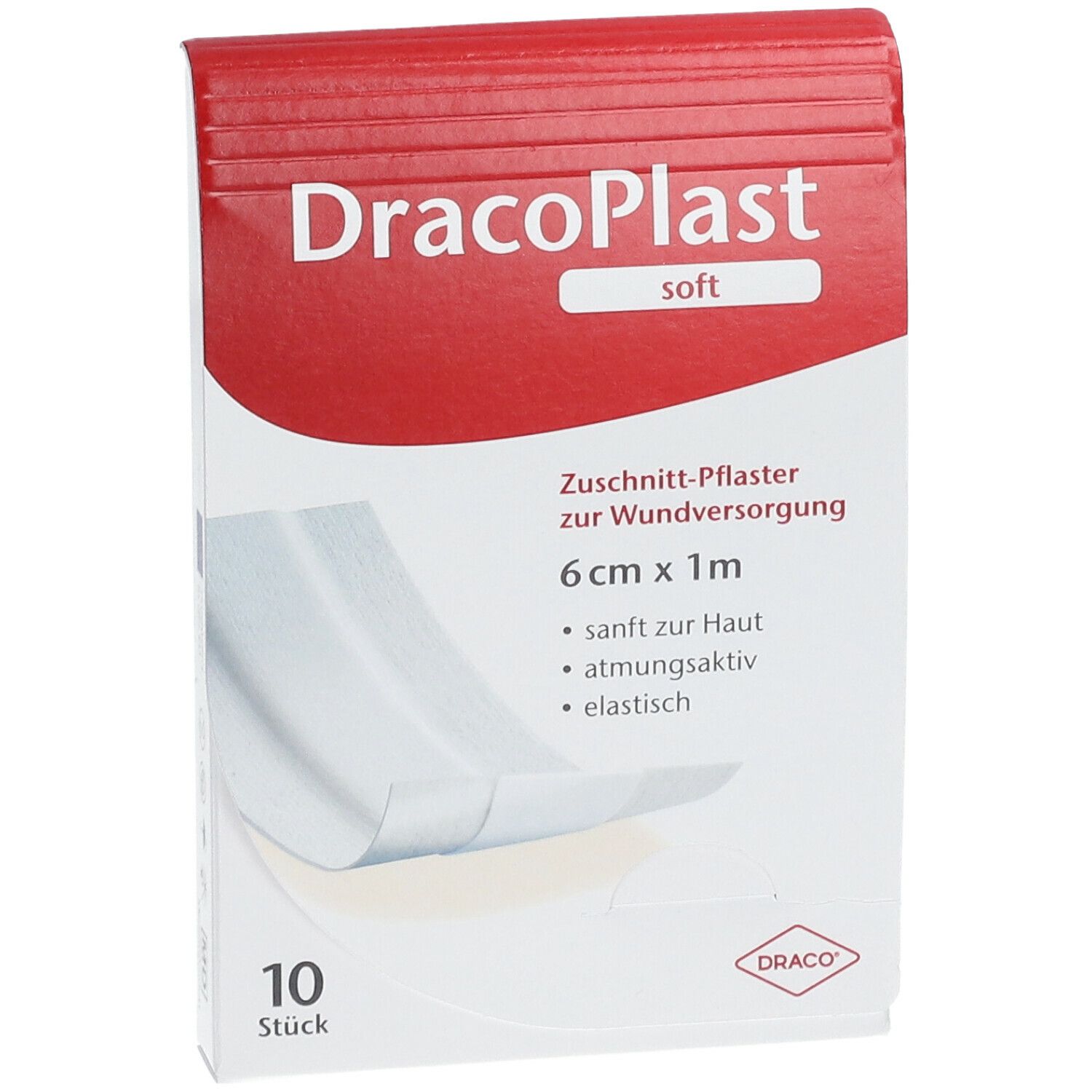 DRACOPLAST Soft Pflaster 6 cmx1 m