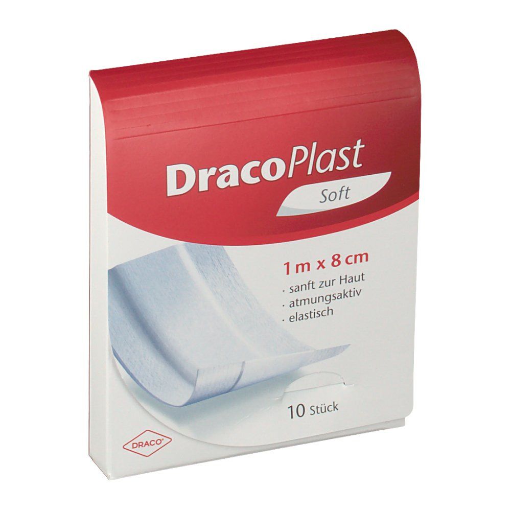 DRACOPLAST Soft Pflaster 8 cmx1 m