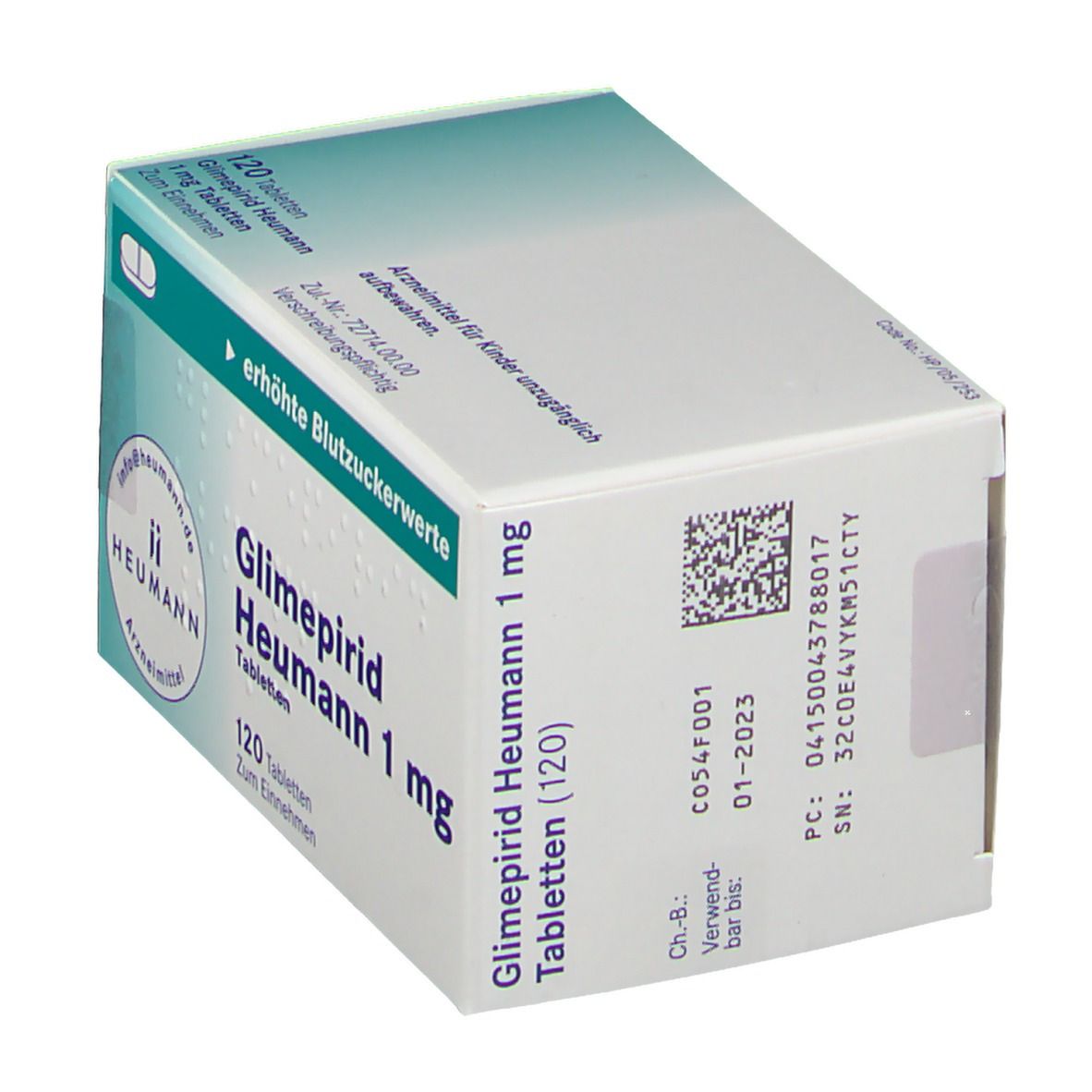 Glimepirid Heumann 1 mg Tabletten 120 St