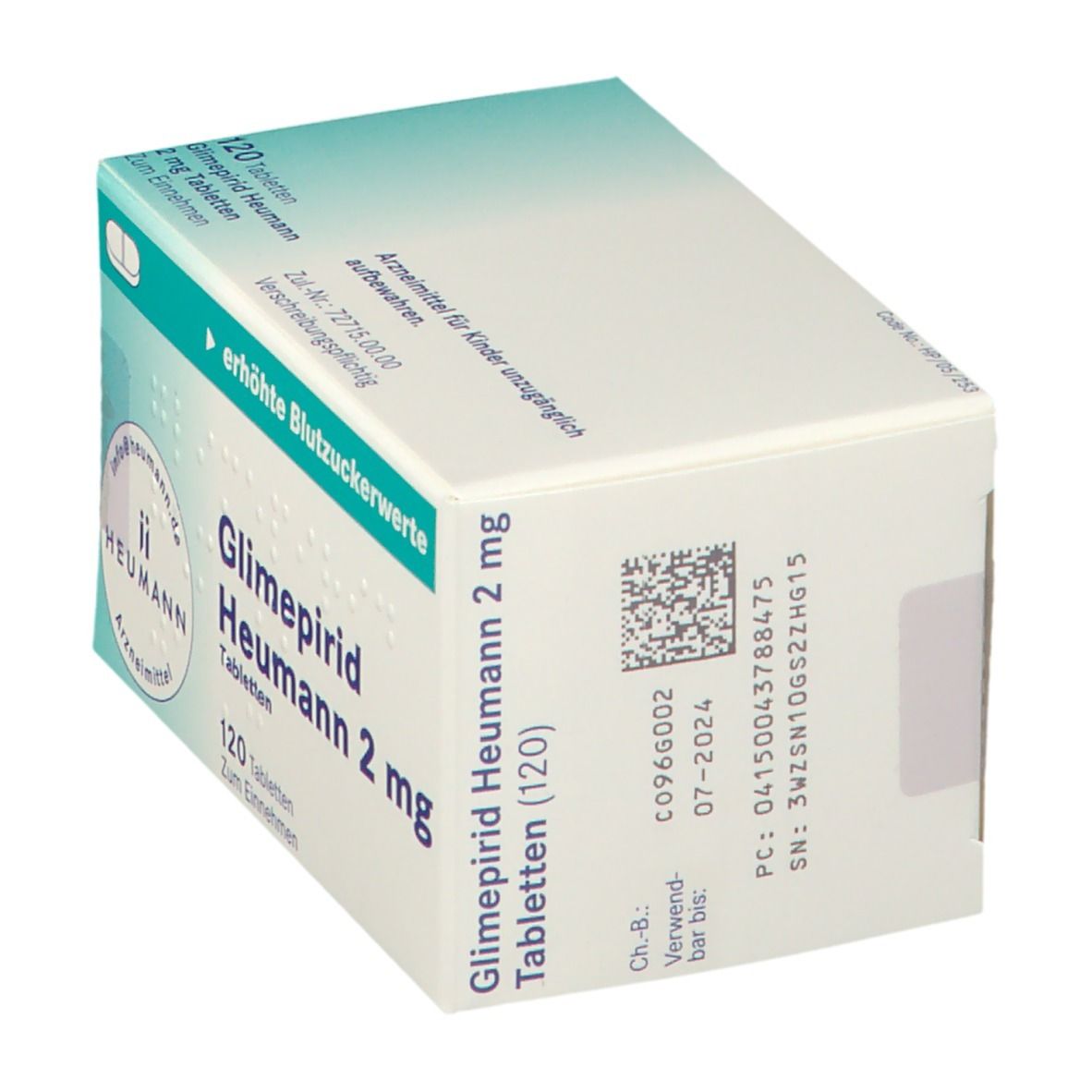 Glimepirid Heumann 2 mg Tabletten 120 St