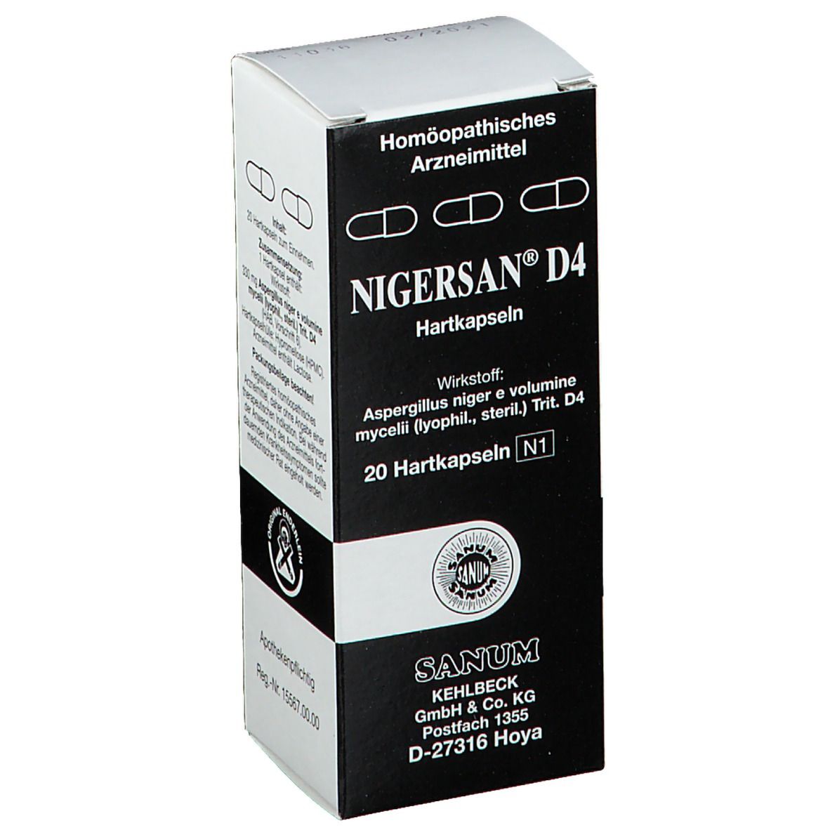 Nigersan D 4 Kapseln 20 St