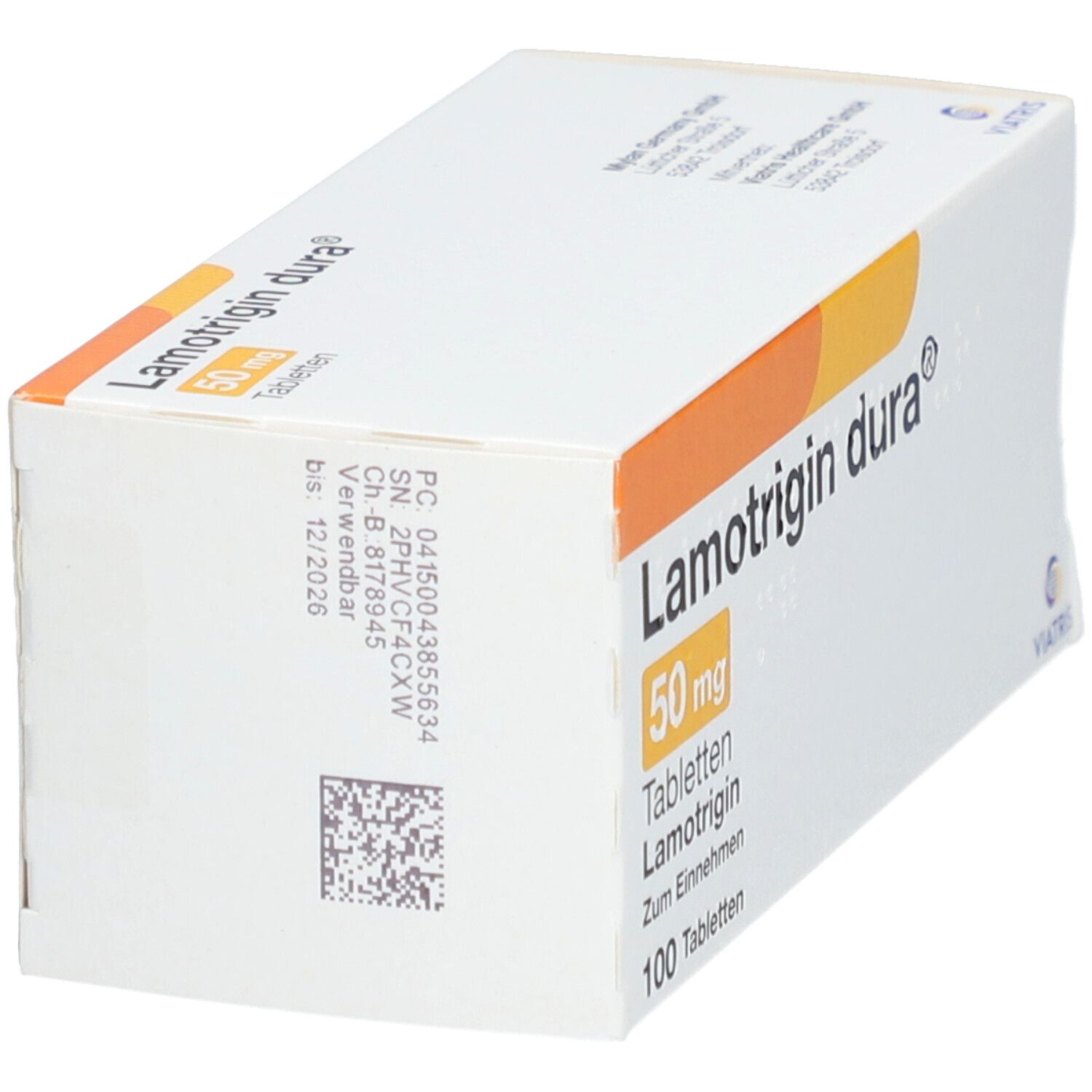 Lamotrigin dura 50 mg Tabletten 100 St