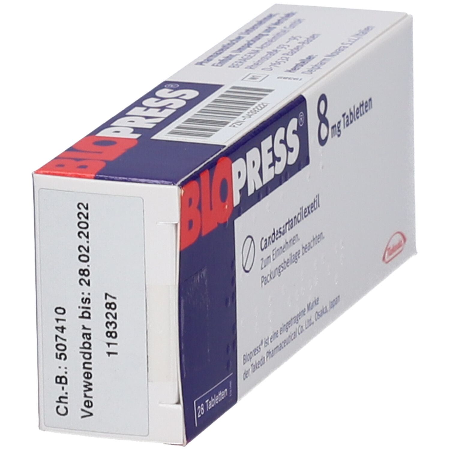 Blopress 8 mg