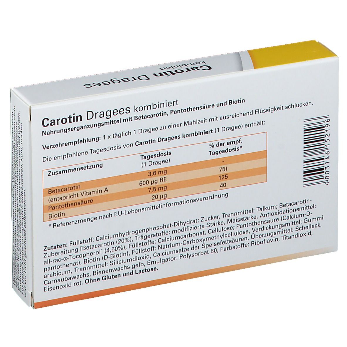 Twardy® Carotin Dragees