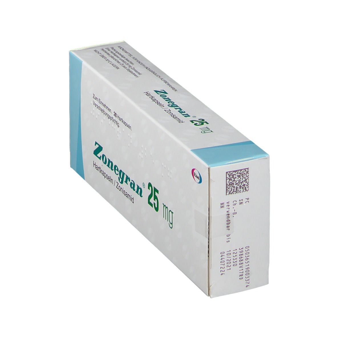 Zonegran Amdipharm 25 mg Hartkapseln 28 St