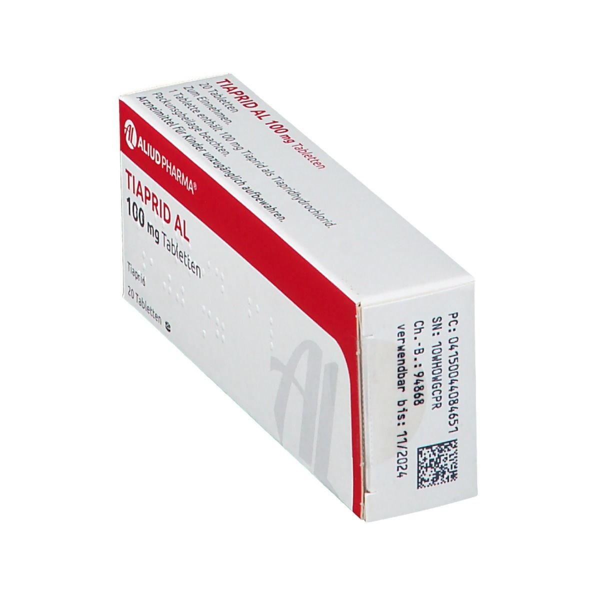 Tiaprid AL 100 mg Tabletten 20 St