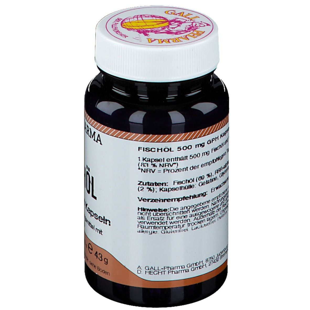 Fischöl 500 mg GPH Kapseln 60 St