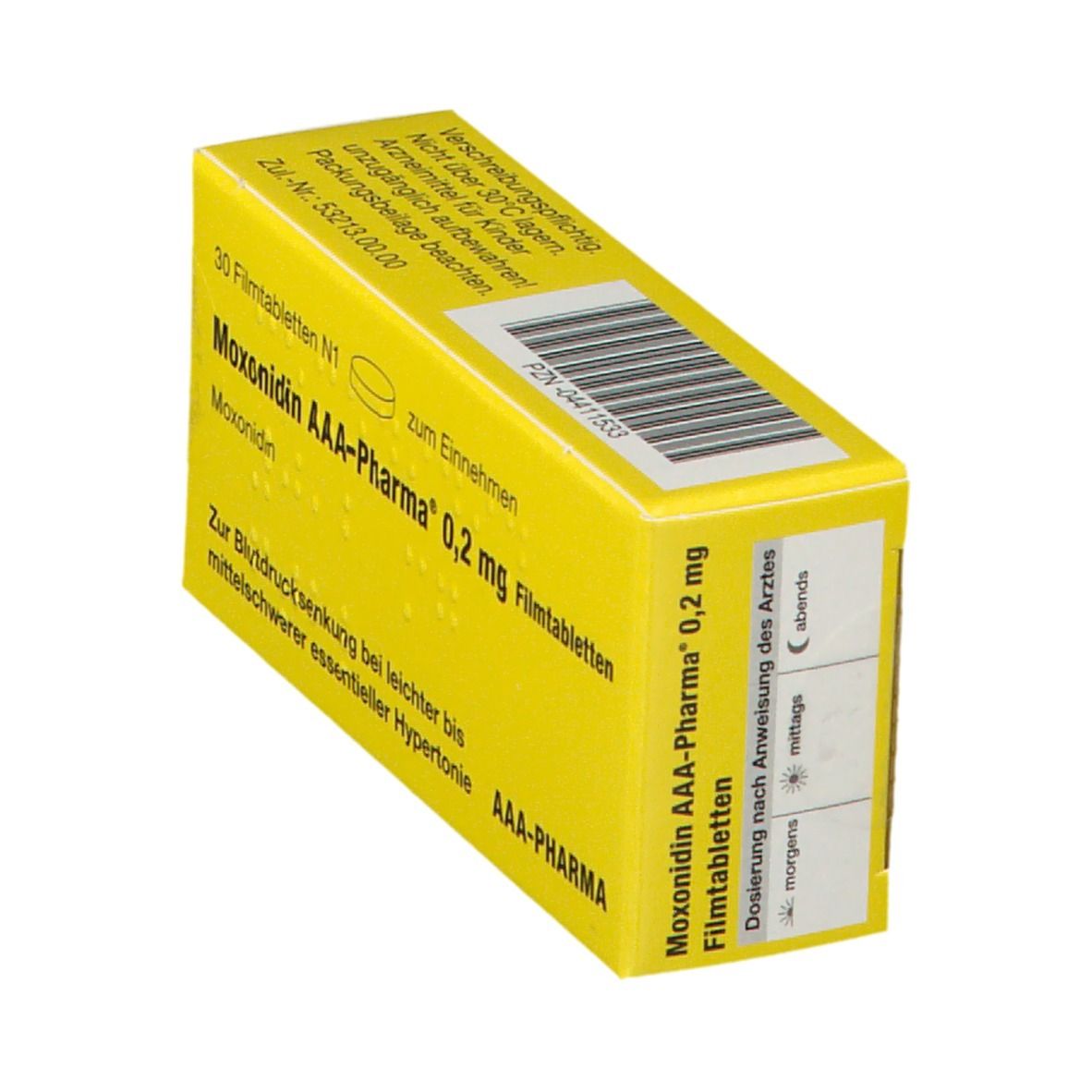 Moxonidin AAA-Pharma 0,2 mg Filmtabletten 30 St