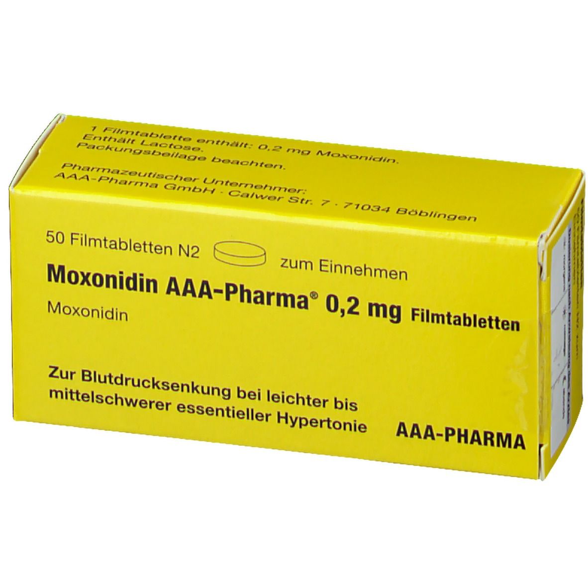 Moxonidin AAA® Pharma 0.2Mg