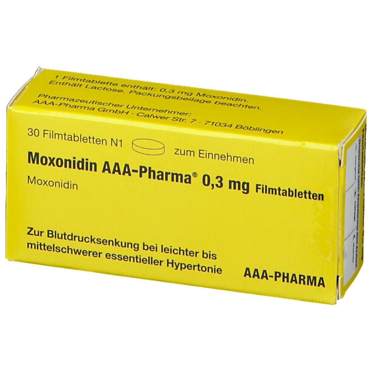 Moxonidin AAA-Pharma® 0,3 mg