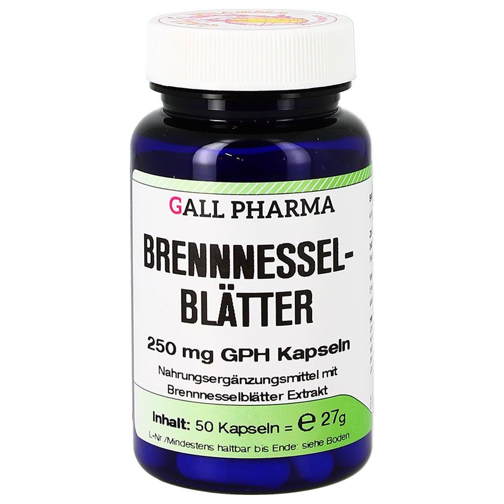 GALL PHARMA Brennessel-Blätter 250 mg GPH Kapseln