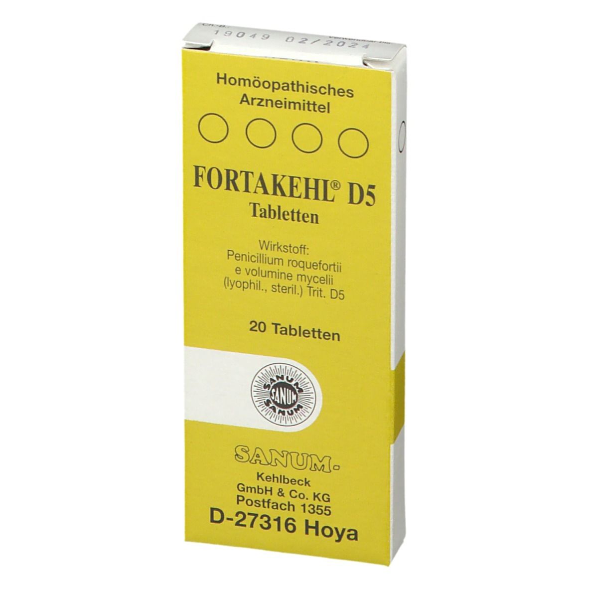 Fortakehl® D5 Tabletten