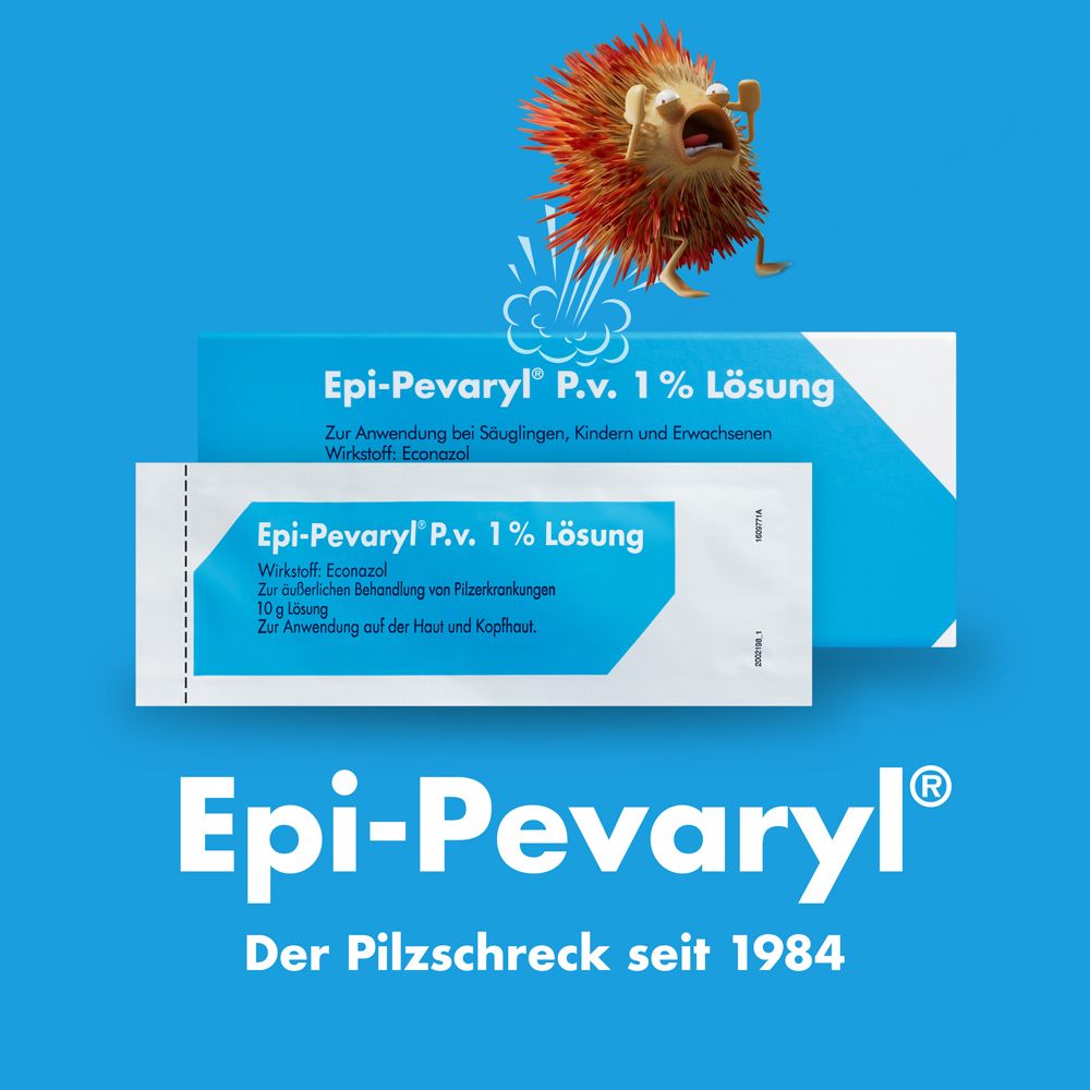 Epi-Pevaryl P.v. 1% Lösung: 6 Beutel zu je 10 g.