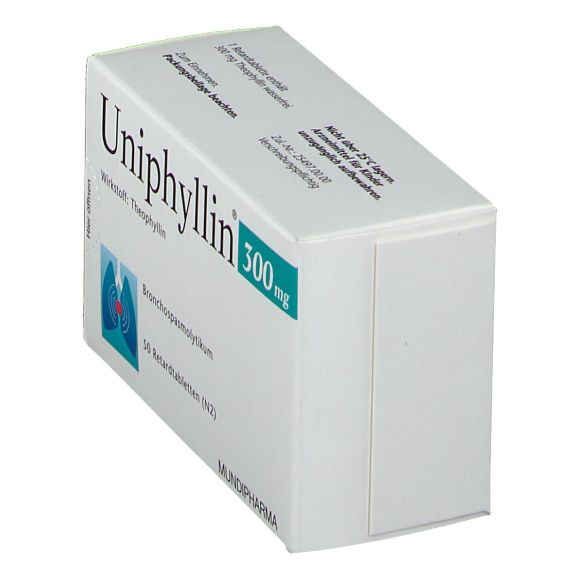 Uniphyllin 300 Retardtabletten 50 St Mit Dem E Rezept Kaufen Shop