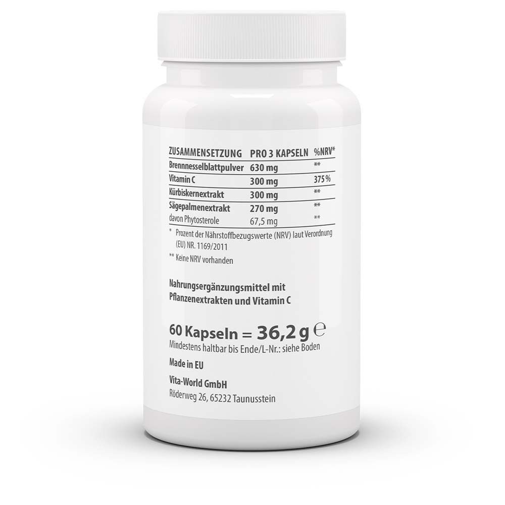 Sabal-Kürbis-Brennnessel Plus Kapseln
