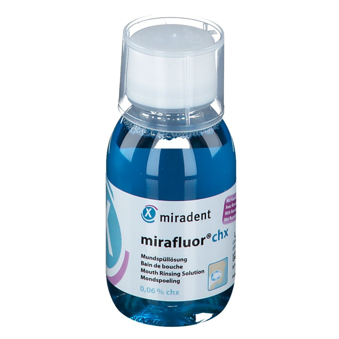 miradent mirafluor® chx Mundspüllösung 0,06 % 100 ml - shop-apotheke.com