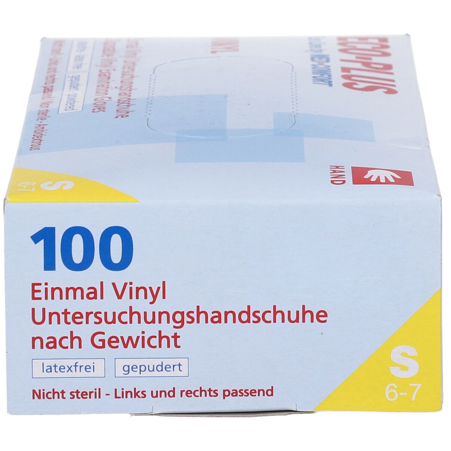 Dr. Junghans® Handschuhe Vinyl unsteril Gr. S leicht gepudert