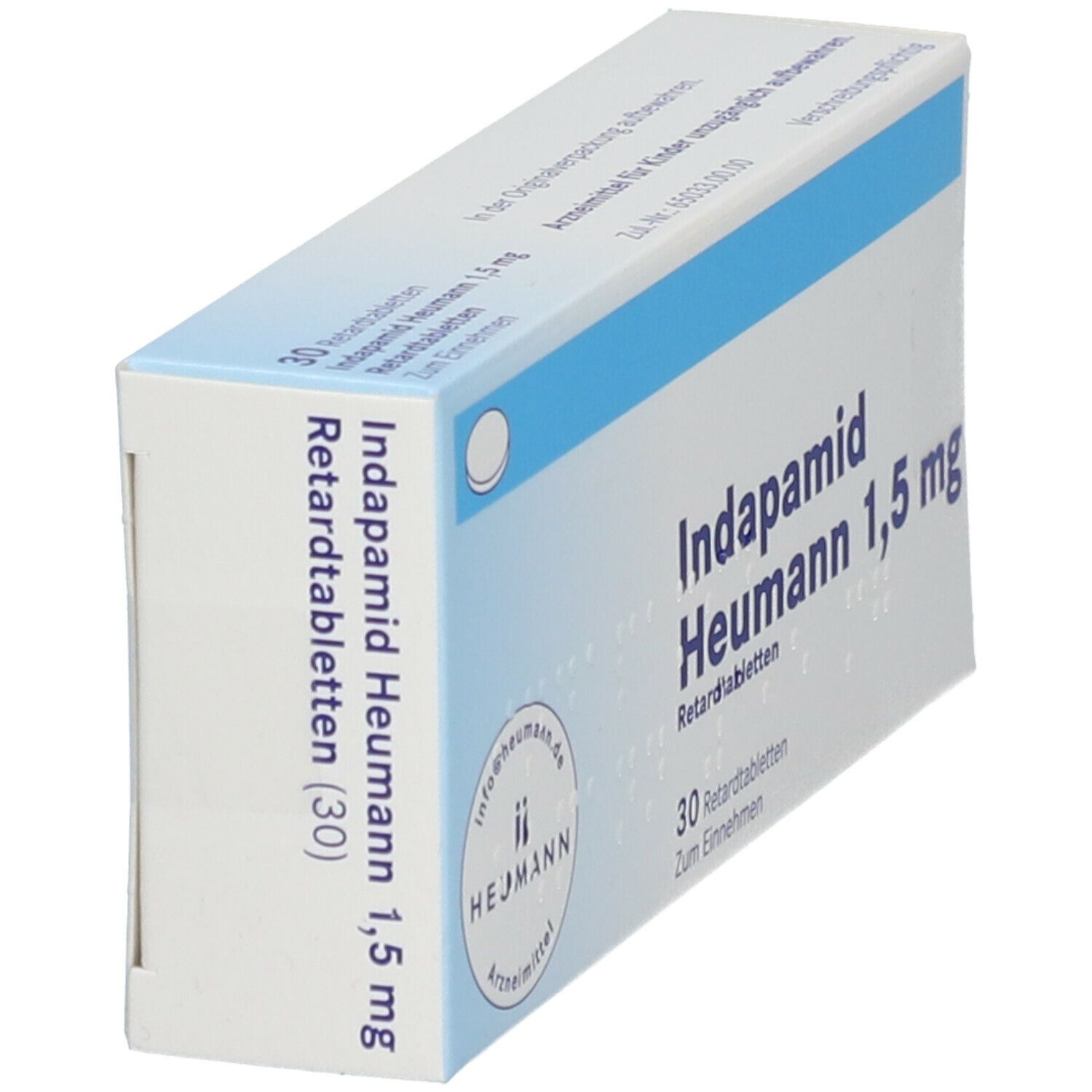 Indapamid Heumann 1,5 mg Retardtabletten 30 St Retard-Tabletten