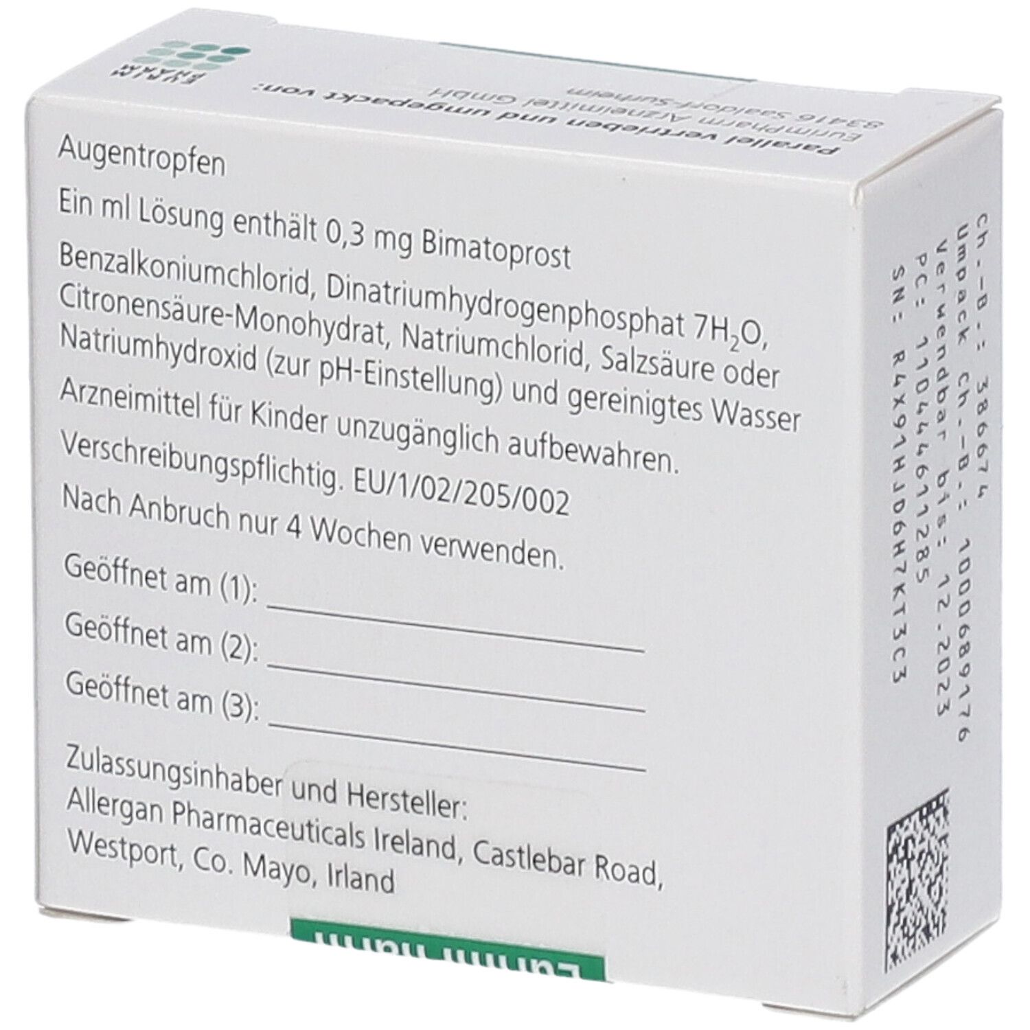 Lumigan 0,3 mg/ml