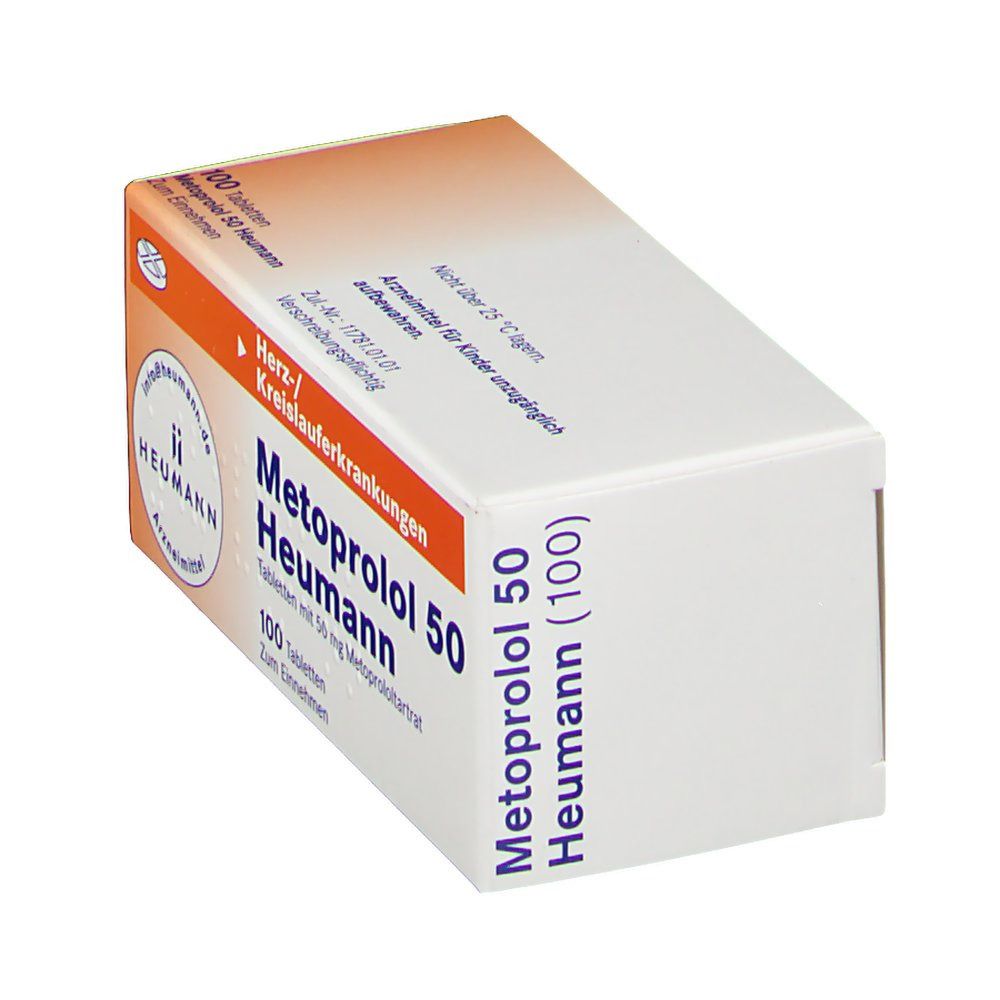 Metoprolol 50 Heumann Tabletten 100 St