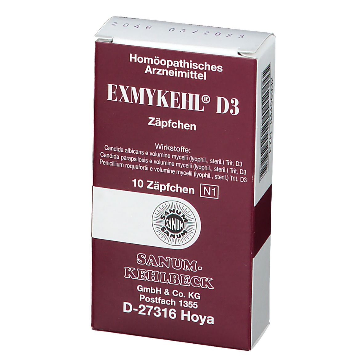 Exmykehl®  D3 Suppositorien