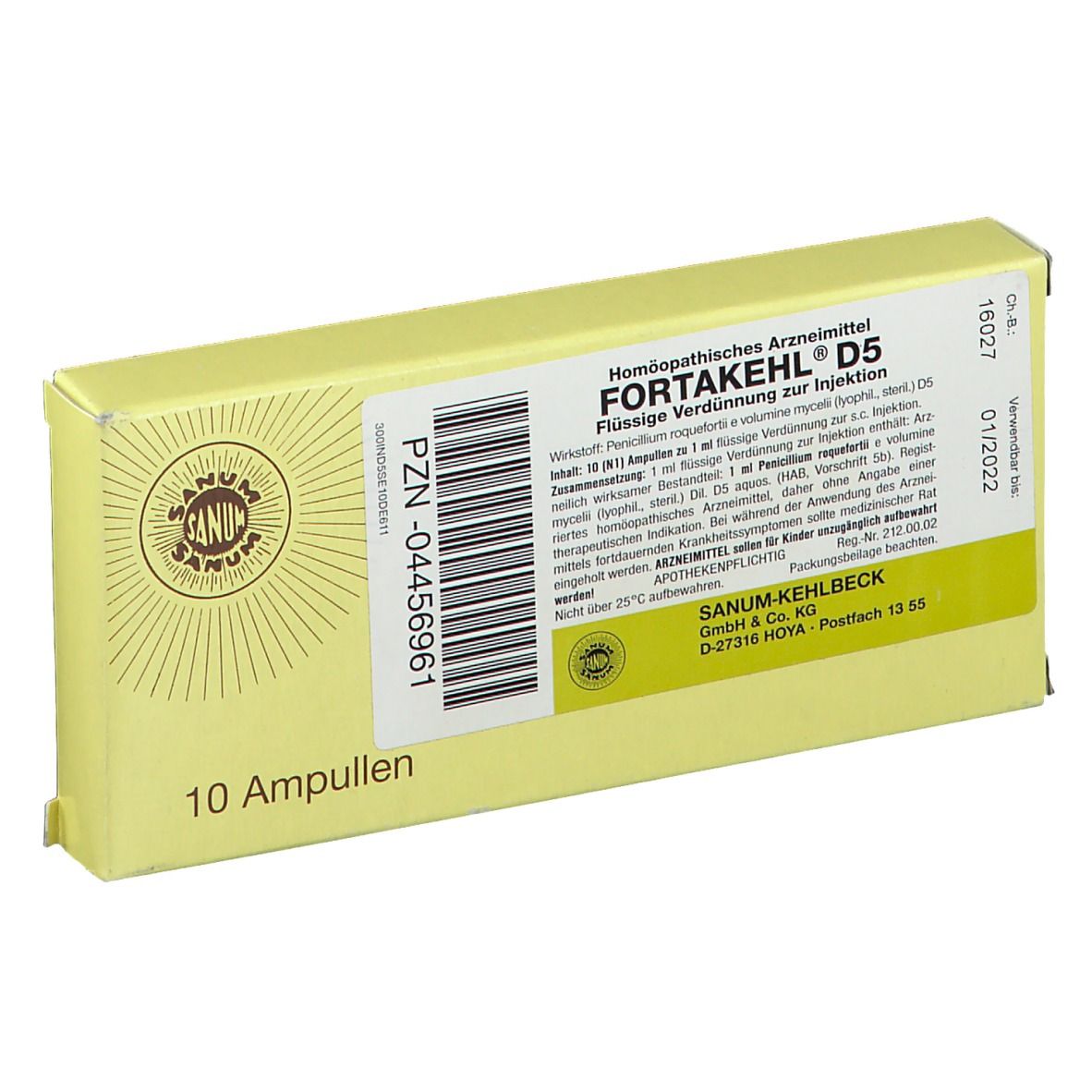 Fortakehl® D5 Ampullen