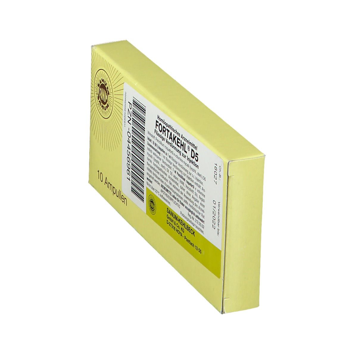 Fortakehl® D5 Ampullen