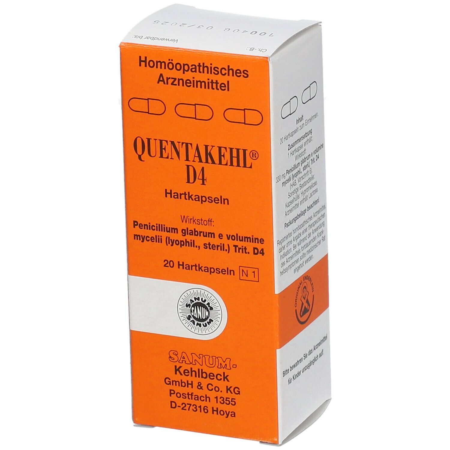 Quentakehl® D4 Kapseln