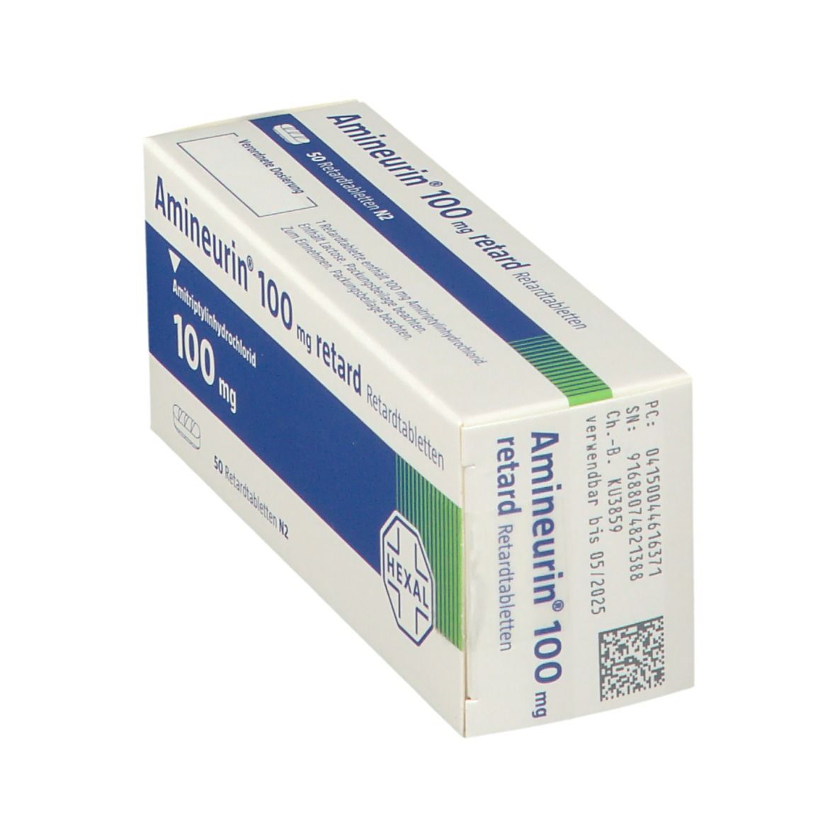 Amineurin 100 retard Retardtabletten 50 St Retard-Tabletten