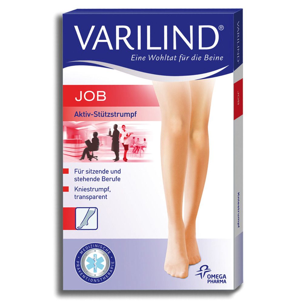 Varilind® Job Kniestrümpfe 100 DEN teint Gr. S (37,5-40)
