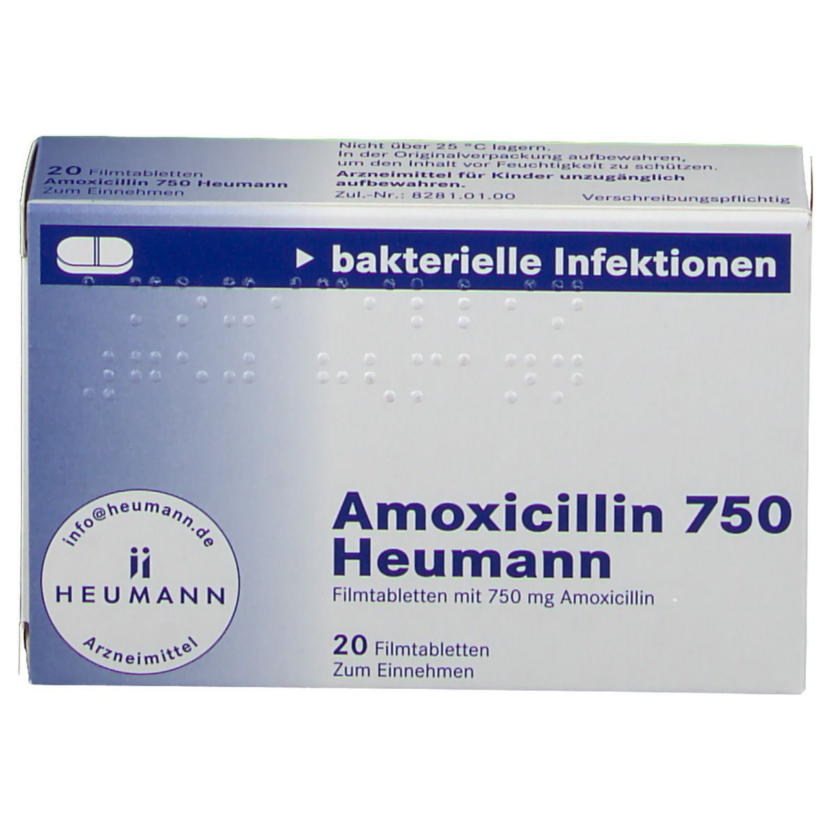 Amoxicillin 750 Heumann
