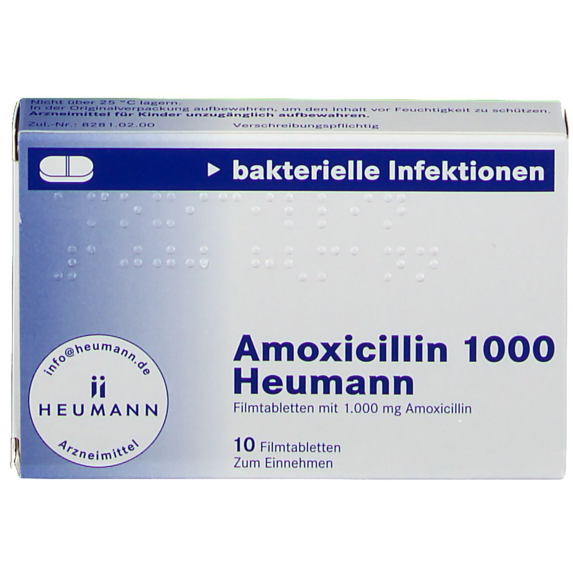 Amoxicillin 1000 Heumann