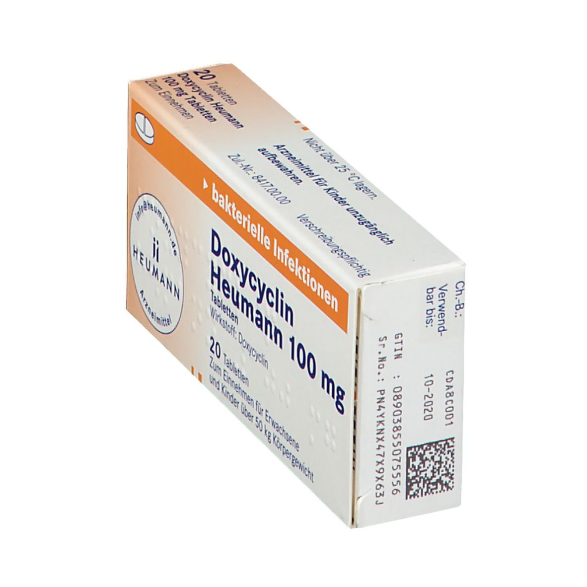 Doxycyclin heumann tabletten 100mg