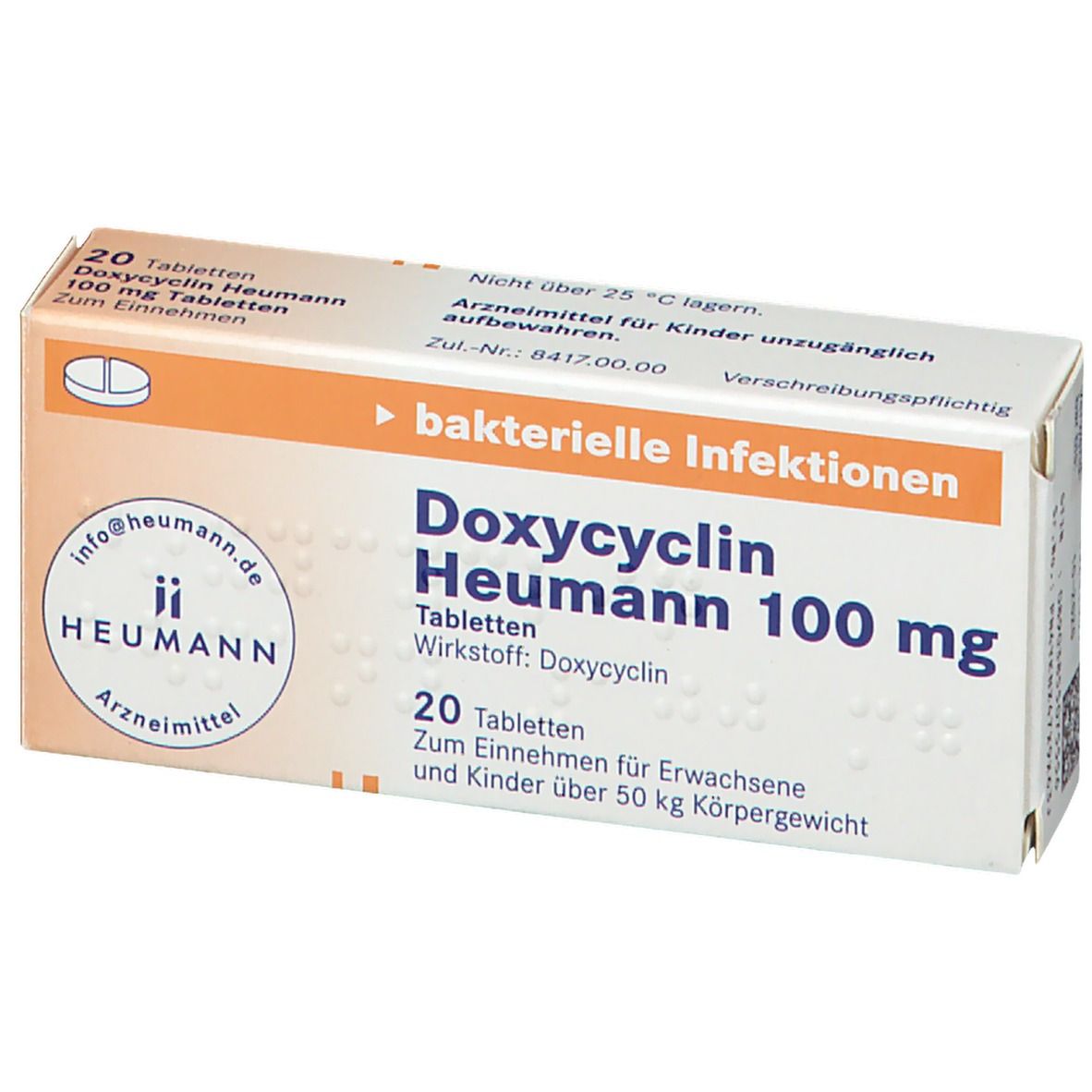 Doxycyclin heumann tabletten 100mg