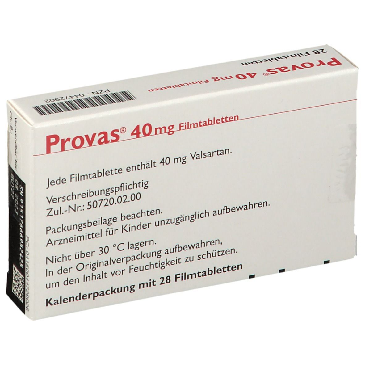 Provas® 40 mg