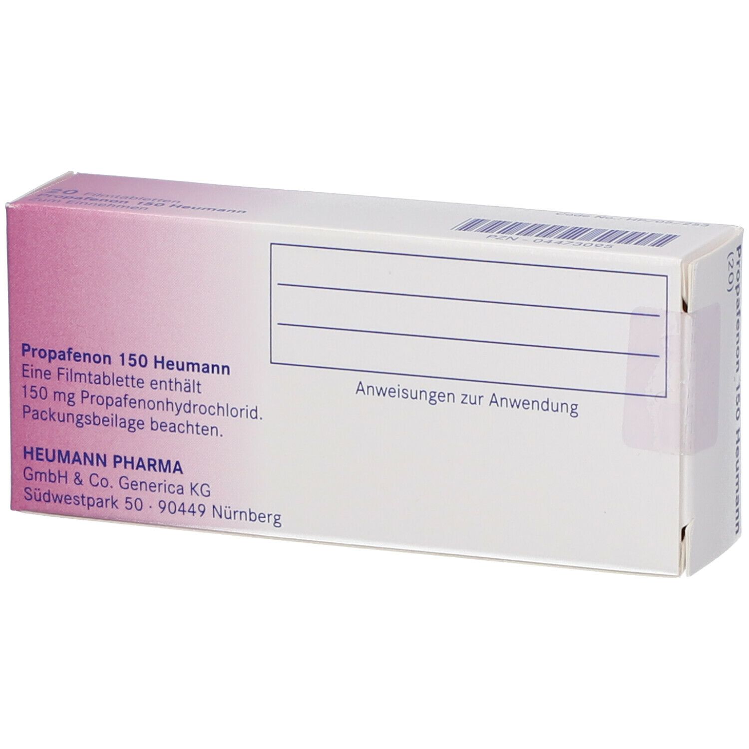Propafenon 150 Heumann