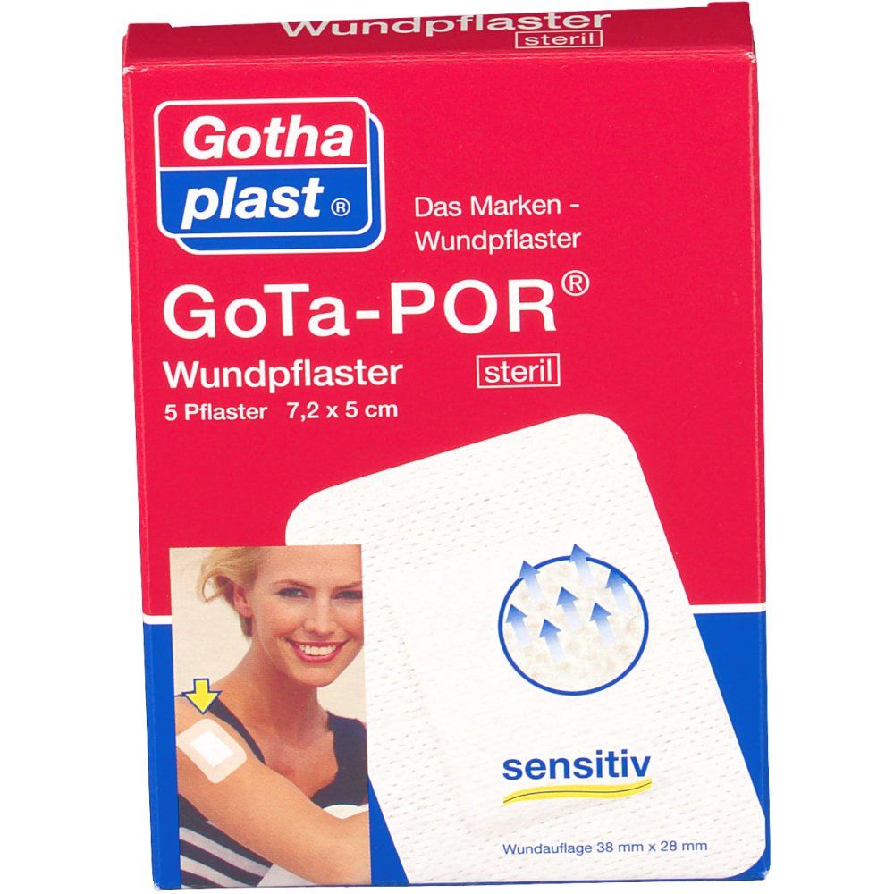 GoTa-POR® Wundpflaster steril 5 cm x 7,2 cm