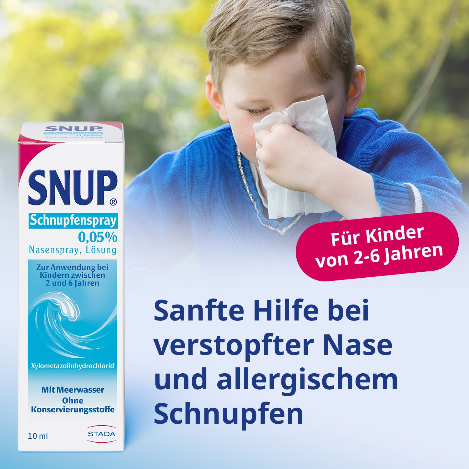 Snup® Nasen- & Schnupfenspray 0.05% mit Meerwasser