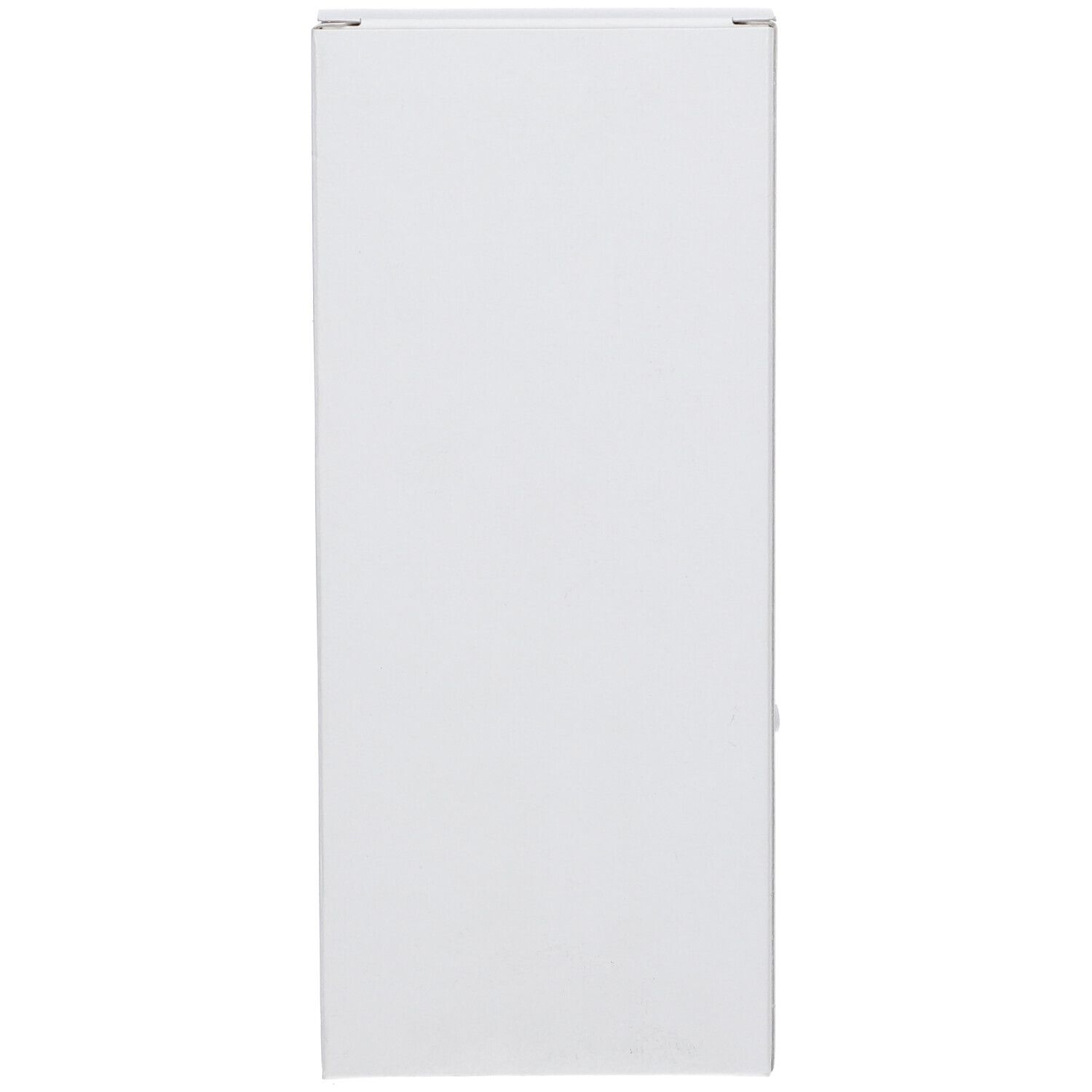 Weiße, rechteckige Verpackung. Keine sichtbaren Merkmale oder Text.