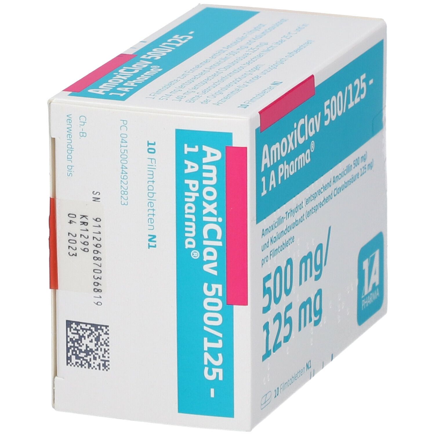 Amoxiclav 875/125-1A Pharma Filmtabletten 10 St