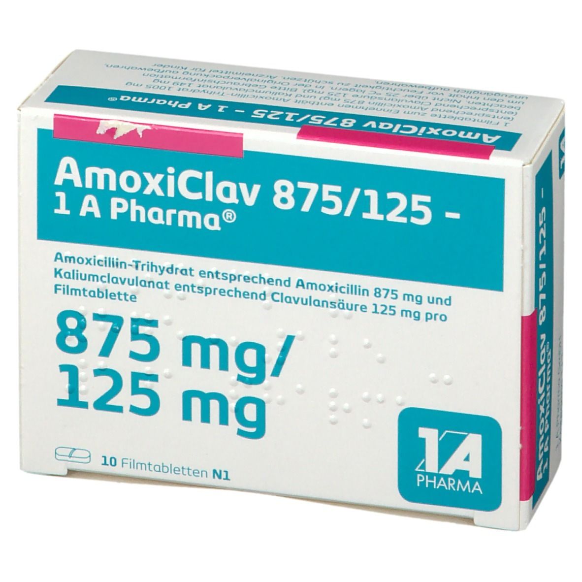 Amoxiclavulan al 500125 10 st - shop-apotheke.com