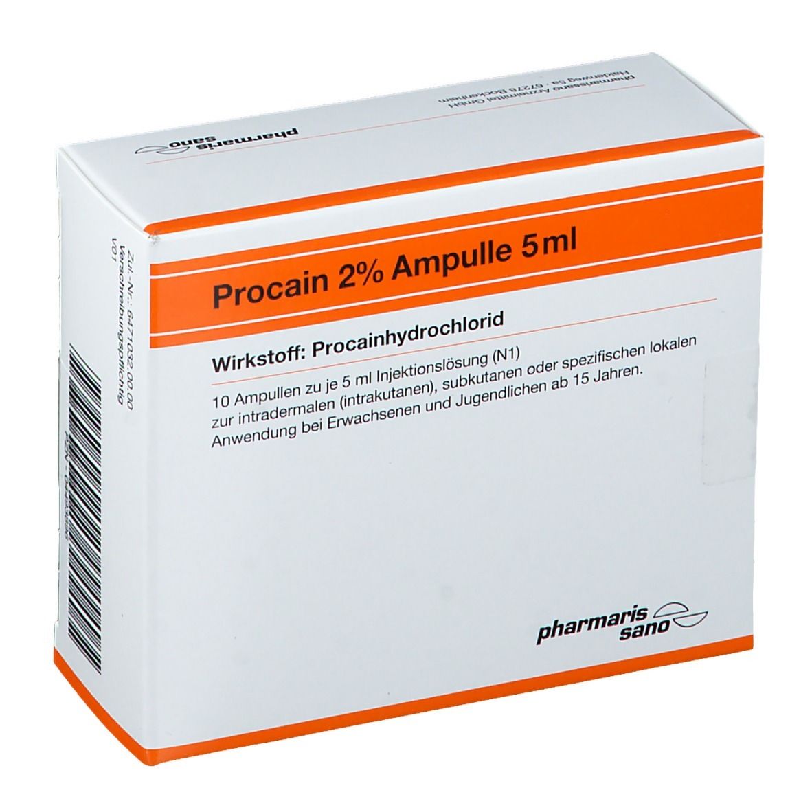 Procain Röwo 2%  5 ml