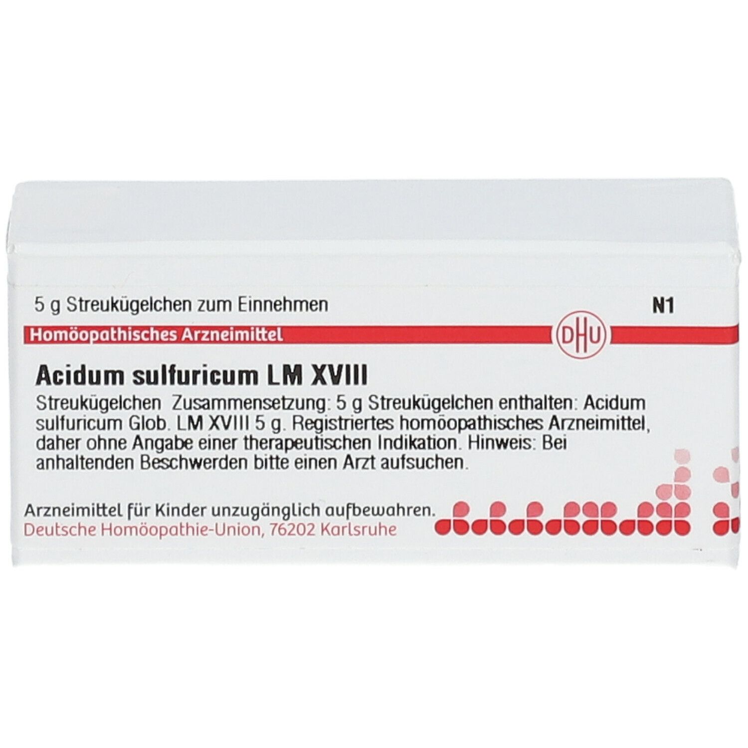 DHU Acidum Sulfuricum LM XVIII