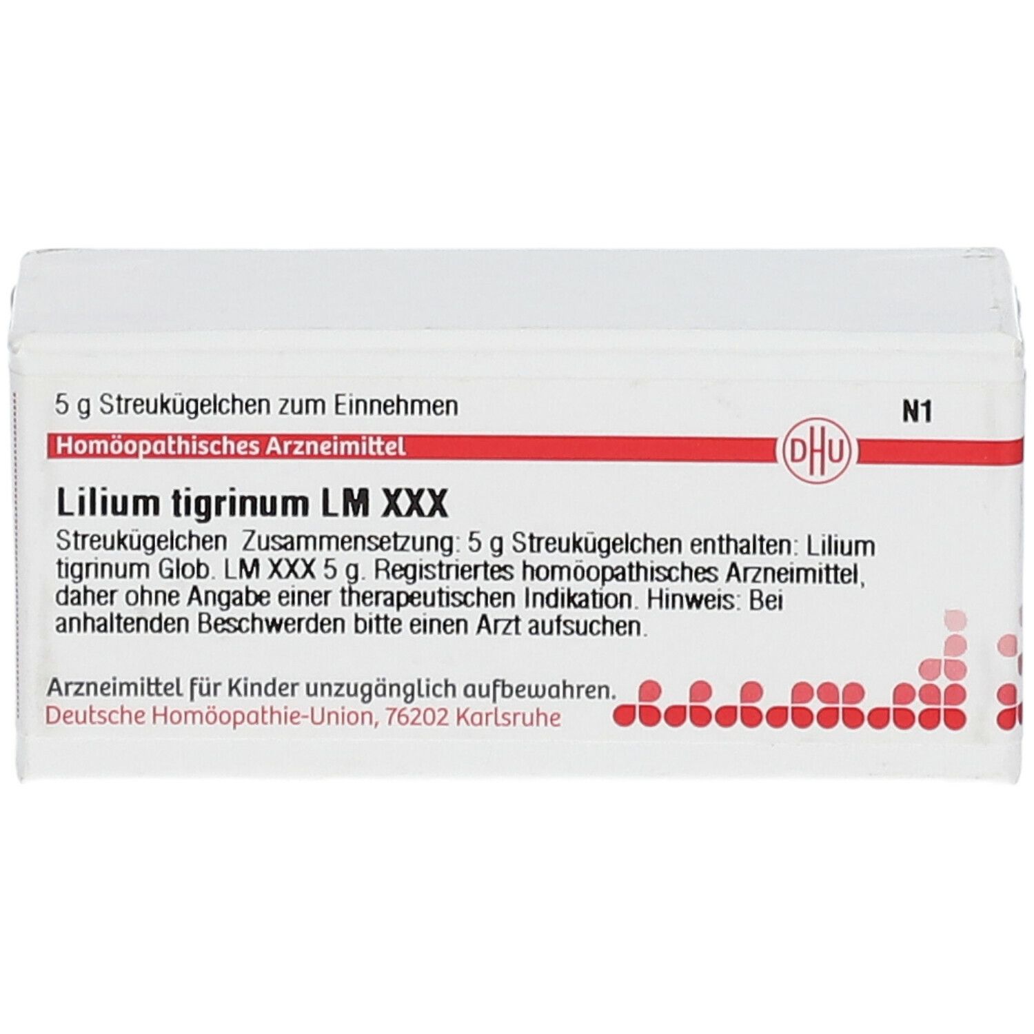 DHU Lilium Tigrinum LM XXX