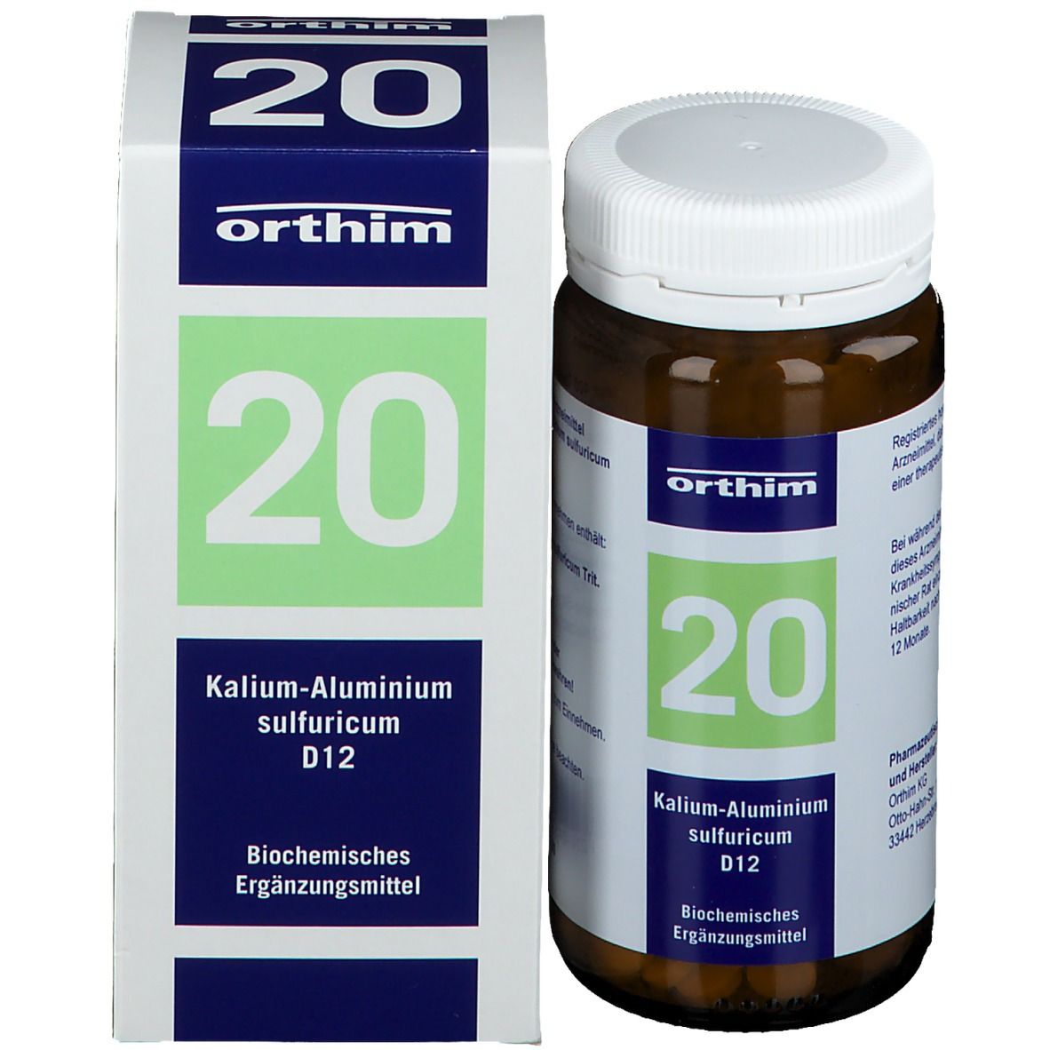 Biochemie orthim® Nr. 20 Kalium-Aluminium sulfuricum D12