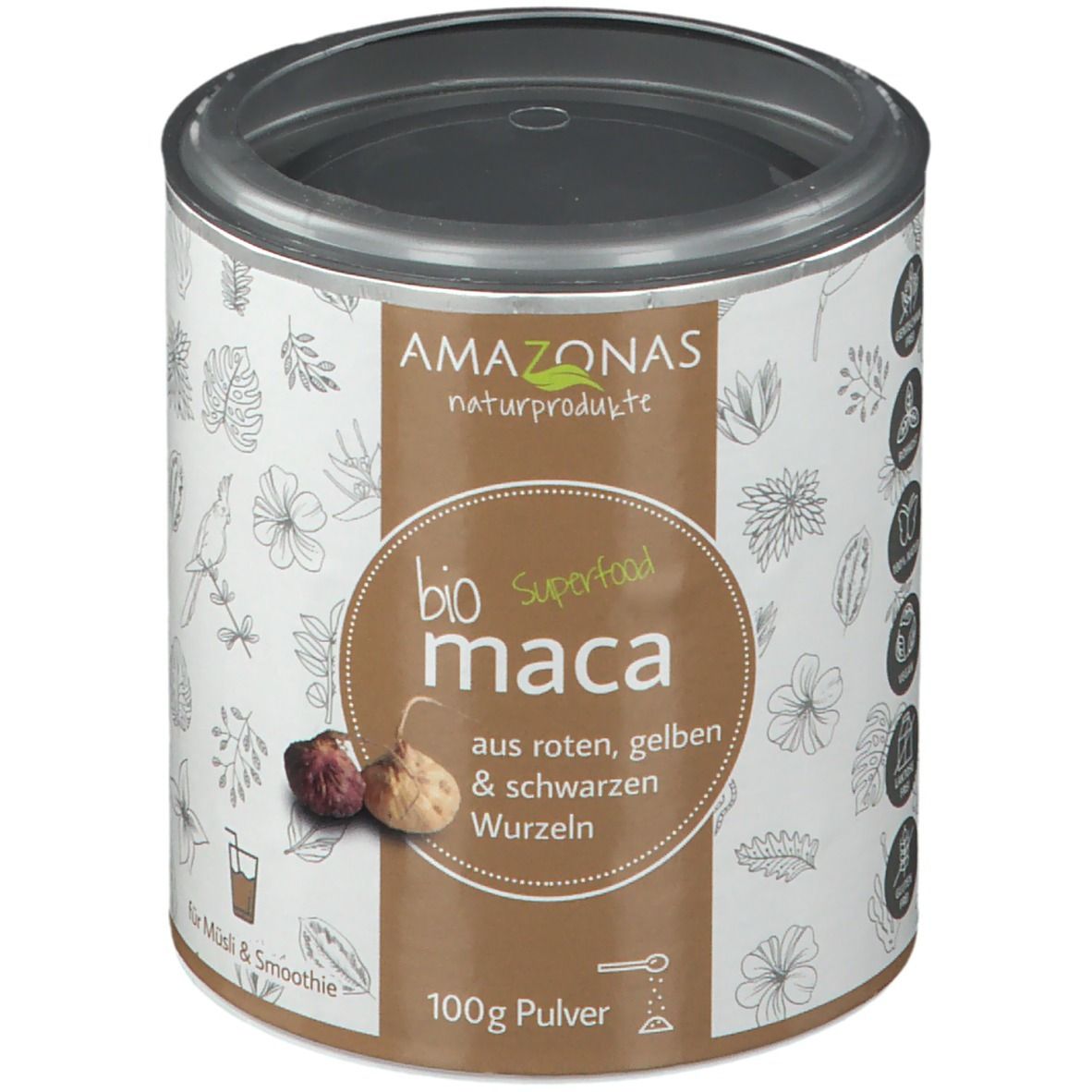 Maca 100% Pur Bio Pulver