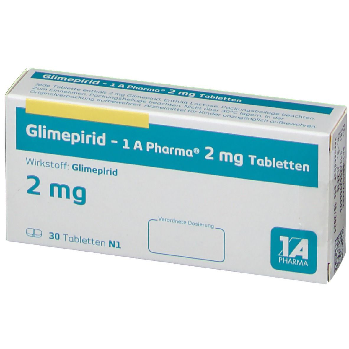 Glimepirid 1A Pharma® 2Mg